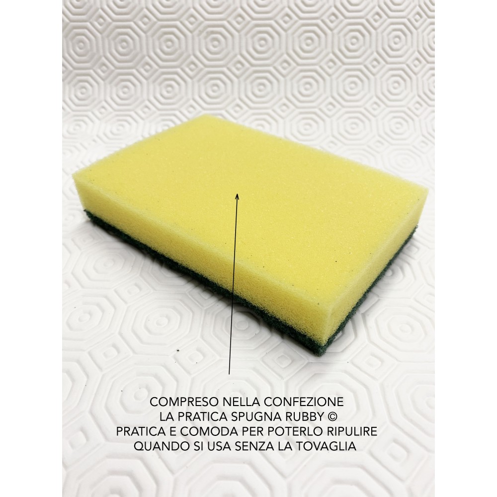 PROTECTOR DE MESA POR METROS BAJO MANTEL H. 140 cm. PROTECTOR DE MESA BLANCO Hecho a MEDIDA Goma antideslizante con esponja RUBB