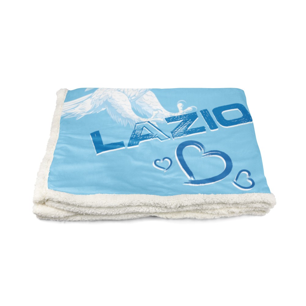 PLAID FLEECE blanket sherpa fantasy HD I Love LAZIO