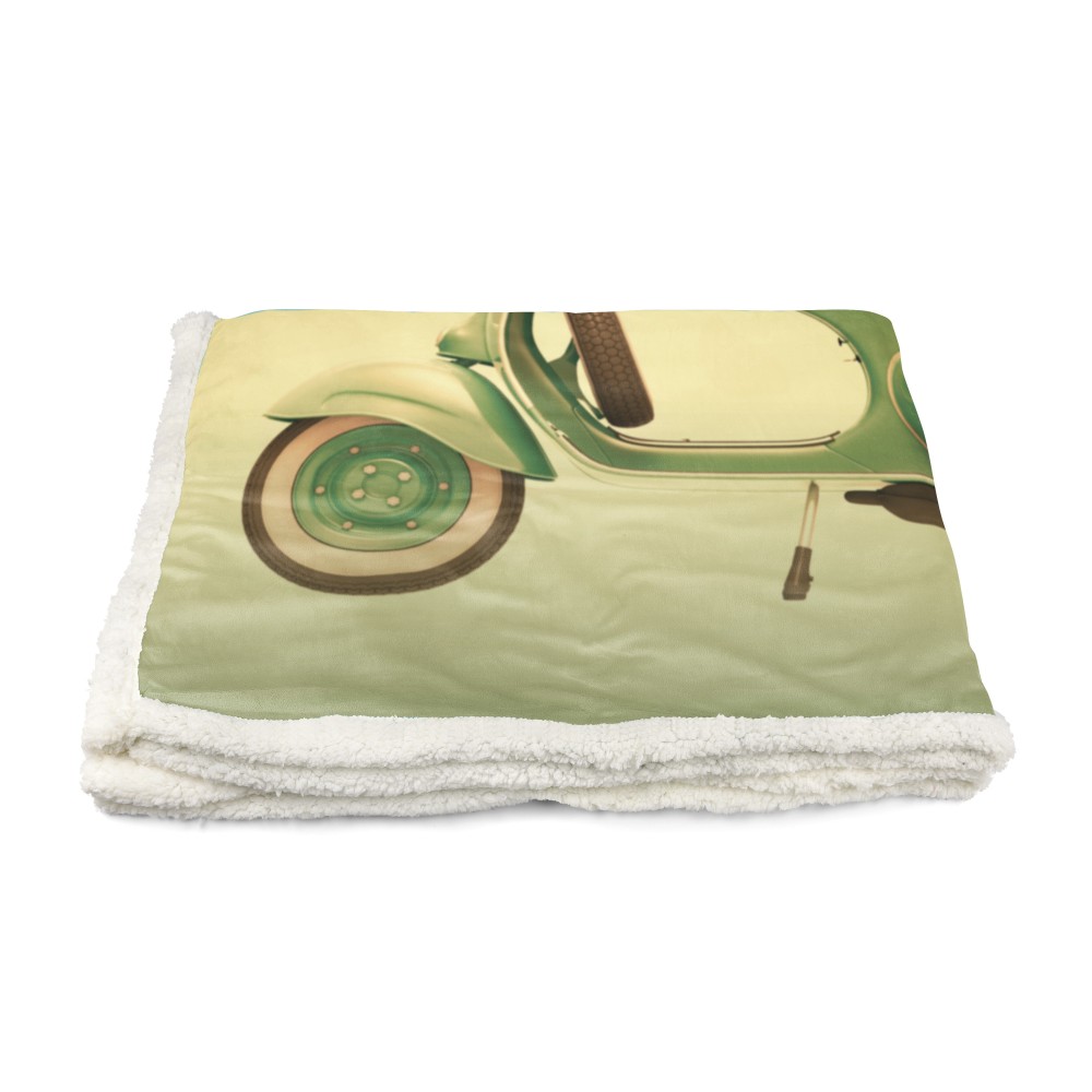 PLAID FLEECE Decke Sherpa Fantasy HD VESPA VINTAGE