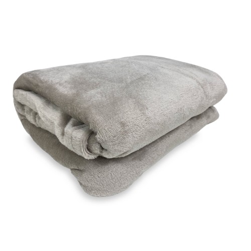 PLAID TV BLANKET aus weichem Fleece mit weichen und samtigen ÄRMELN
