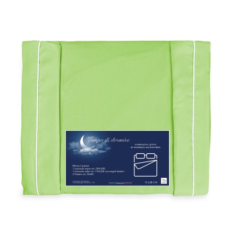 Juego de cama verde ácido 2