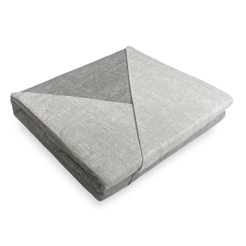 DUVET COVER IN FLANELLATO TWO-TONE BEIGE FLANELLATO IN PURE COTTON