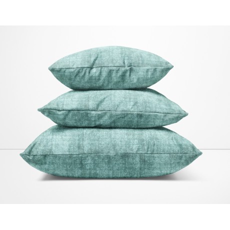 Federe per Cuscino ARREDO VELVET Verde in Morbido tessuto Vellutato Antimacchia cm. 40 - 50 - 60 Made in Italy