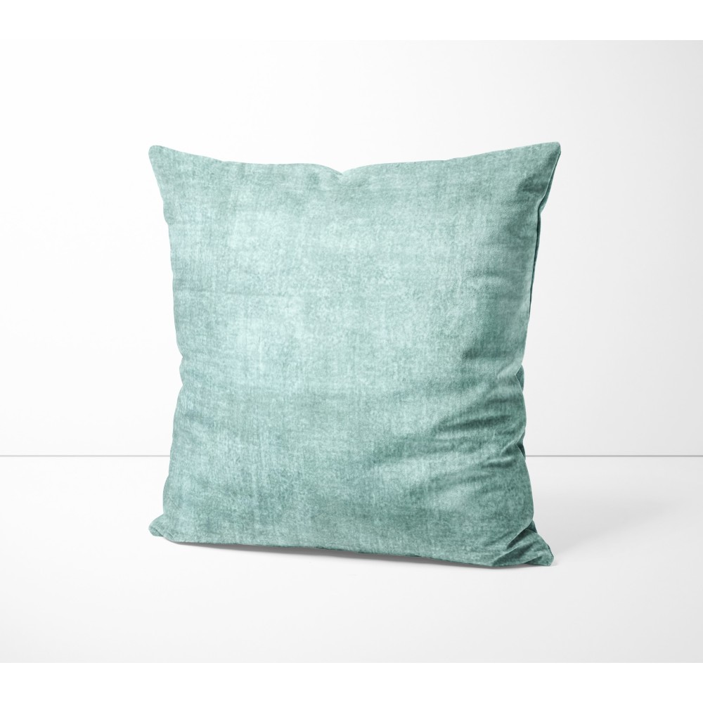 Federe per Cuscino ARREDO VELVET Verde in Morbido tessuto Vellutato Antimacchia cm. 40 - 50 - 60 Made in Italy