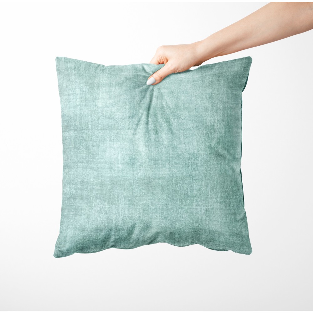 Federe per Cuscino ARREDO VELVET Verde in Morbido tessuto Vellutato Antimacchia cm. 40 - 50 - 60 Made in Italy