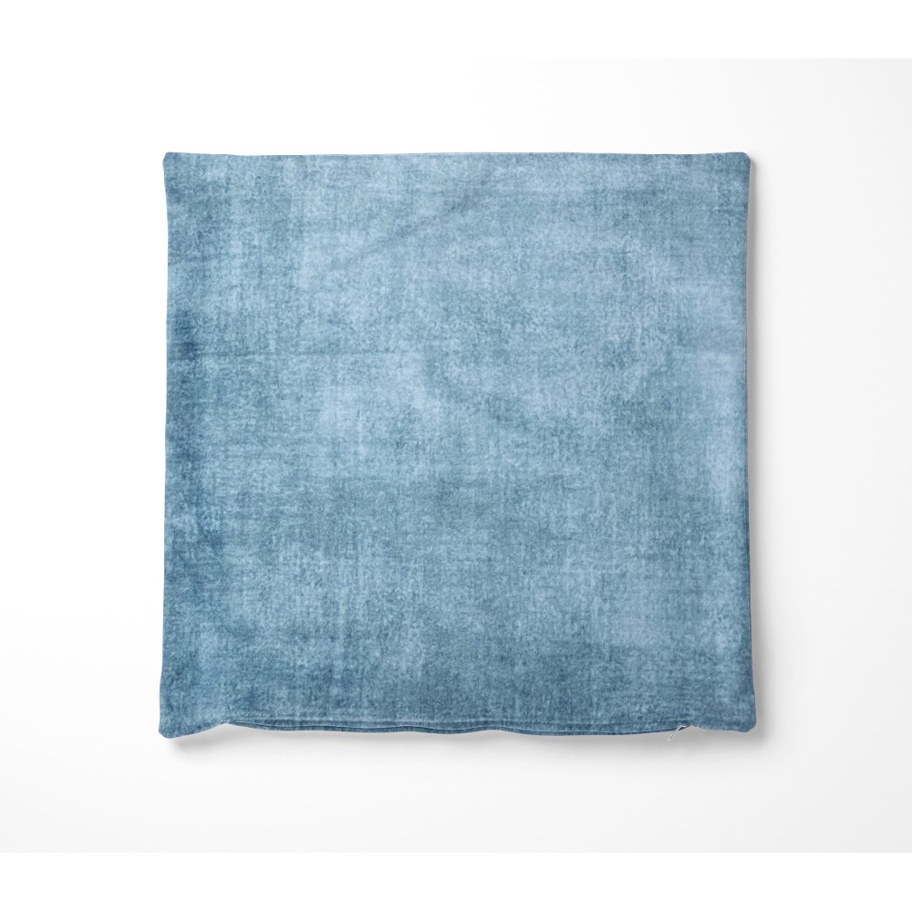 Fundas para cojines ARREDO VELVET BLU en tela suave de terciopelo resistente a manchas cm. 40 - 50 - 60 Made in Italy