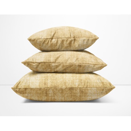 Cushion Covers VELVET OCHRE FURNITURE in Soft Velvet Stain-Resistant Fabric cm. 40 - 50 - 60 Made in Italy
