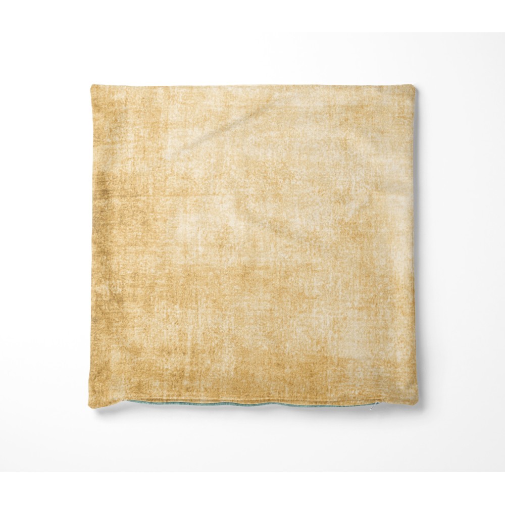 Kissenbezüge VELVET OCHRE FURNITURE aus weichem Samt, fleckenbeständigem Stoff cm. 40 - 50 - 60 Hergestellt in Italien