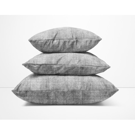 Pillowcases GREY VELVET FURNITURE in Soft stain-resistant velvet fabric cm. 40 - 50 - 60 Made in Italy
