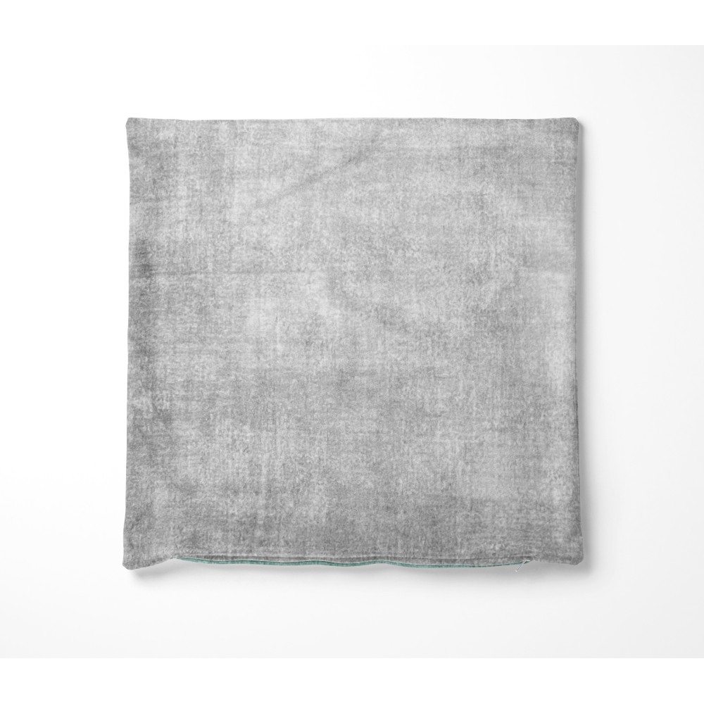 Taies d’oreiller MEUBLES EN VELOURS GRIS en tissu en velours doux et résistant aux taches cm. 40 - 50 - 60 Made in Italy