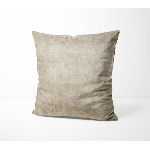 Pillowcases for Cushion VELVET BEIGE FURNITURE Dove Grey in Soft Velvet Stain-Resistant Fabric cm. 40 - 50 - 60 Made in Italy