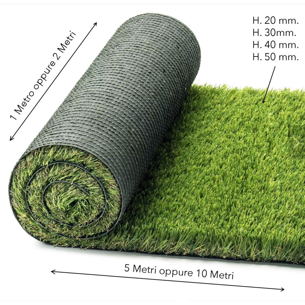 WINDSOR © Synthetischer Rasen Kunstrasen Teppich Realistischer Gartenmantel 5 Farbtöne Extra Qualität