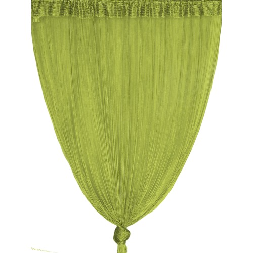 TENDA a FILI Vivienne per porta  CM. 150X300 tinta unita VERDE