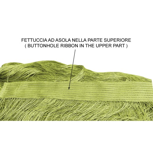 TENDA a FILI Vivienne per porta  CM. 150X300 tinta unita VERDE