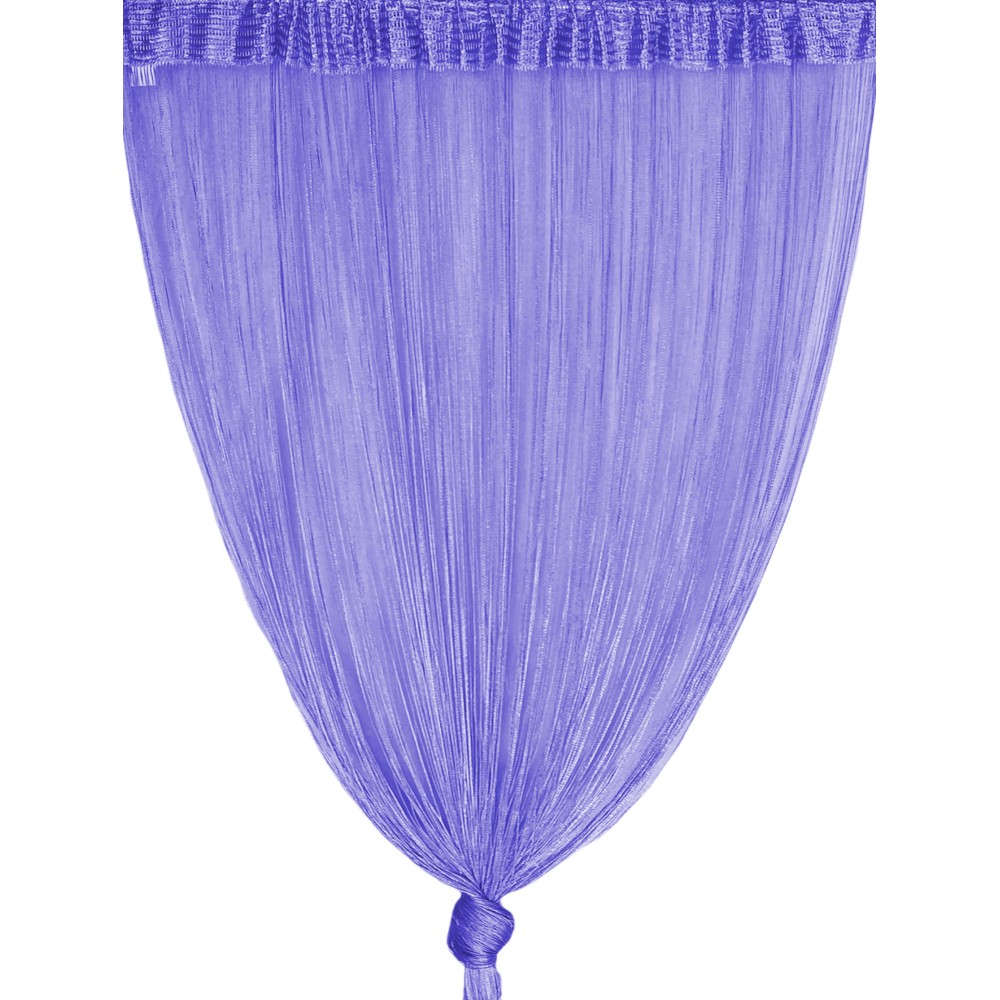 WIRE CURTAIN Vivienne pour porte CM. 150X300 couleur unie LILLA