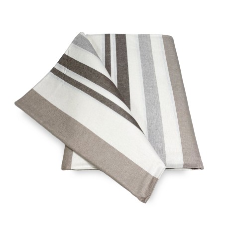 Tissu d’ameublement à rayures beige 2