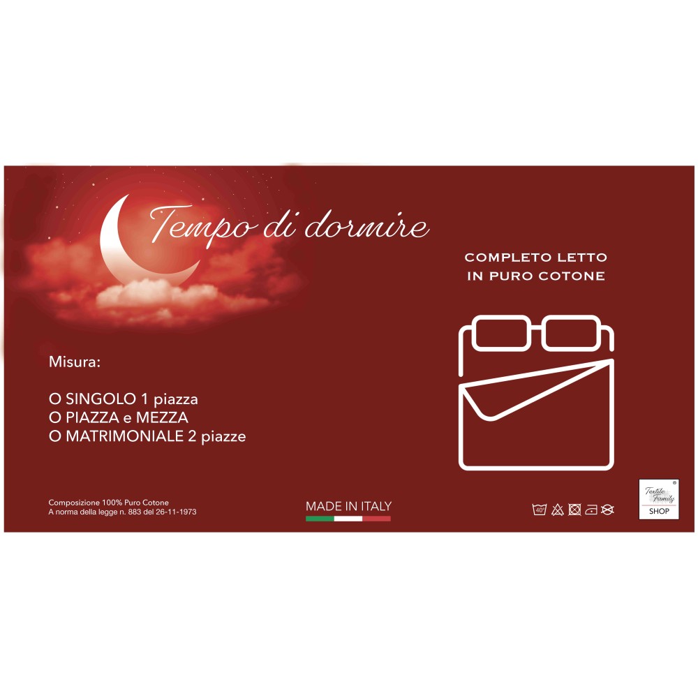 JUEGO DE SÁBANAS SÁBANA Amici GATTI gris en puro algodón made in Italy