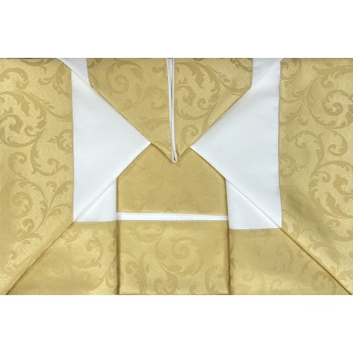 BAULETTO GOLD Con bordo Applicato ORO MATRIMONIALE lenzuolo E COPRILETTO IDEA SPOSA