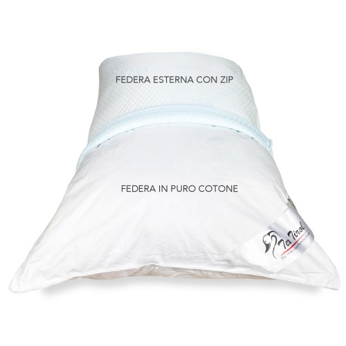 The feather pillow for summer