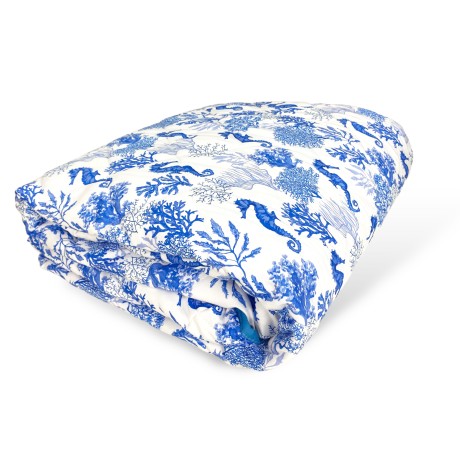 Couvre-lit matelassé pur coton et polyester, non-allergène