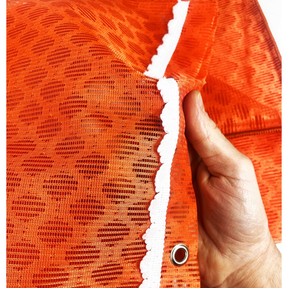 CURTAIN net OUTDOOR DIAMOND MOSQUITO net in 8 different sizes plain ORANGE