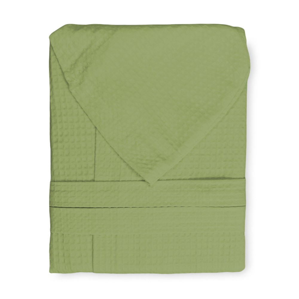 ACCAPPATOIO Nido Ape BEE© in Puro cotone con Cappuccio da Adulto VERDE
