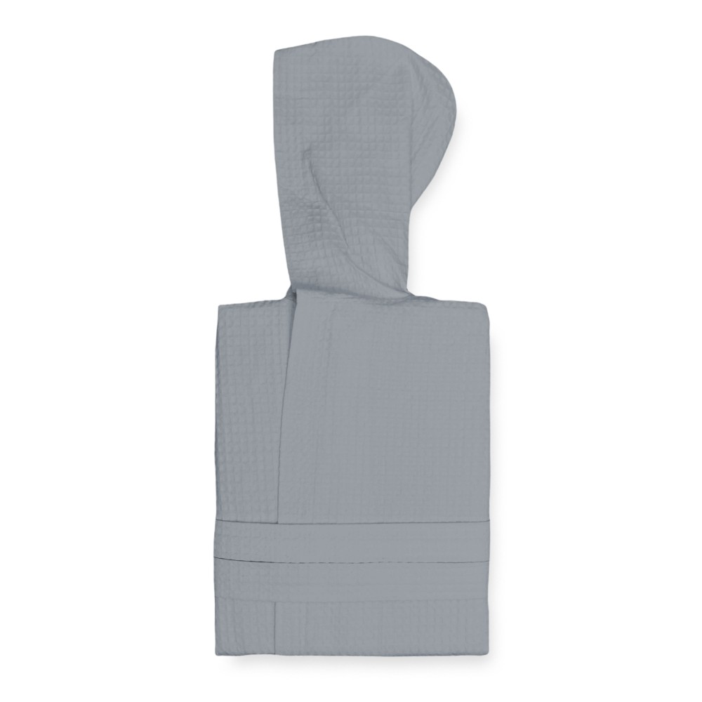 ACCAPPATOIO Nido Ape BEE© in Puro cotone con Cappuccio da Adulto GRIGIO