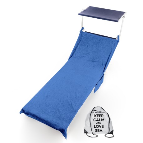 Strandtuch mit Frotteeecken 2