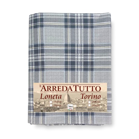 Upholstery in pure Scottish cotton on grey