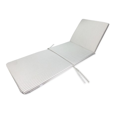CUSHION Liegestuhl SONNENLIEGE Abnehmbarer Bezug cm. 60X180X5 OUTDOOR QUALITÄT Extra