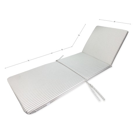 CUSCINO Sdraio LETTINO Sfoderabile cm. 60X180X5 da ESTERNO QUALITA Extra 2