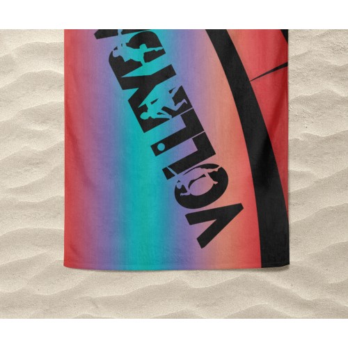 SERVIETTE DE PLAGE en éponge VOLLEY-BALL Volley-ball taille grand cm. 90 x 170