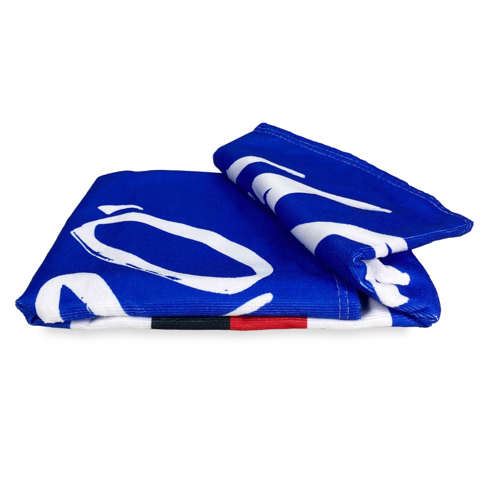 TERRY BEACH TOWEL BY YOUR SIDE I WILL BE large size cm. 90 X 170