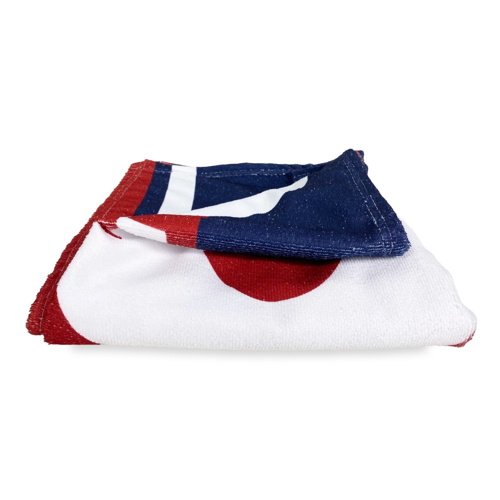 BEACH TOWEL in RED BLUE 1909 large size cm. 90 X 170