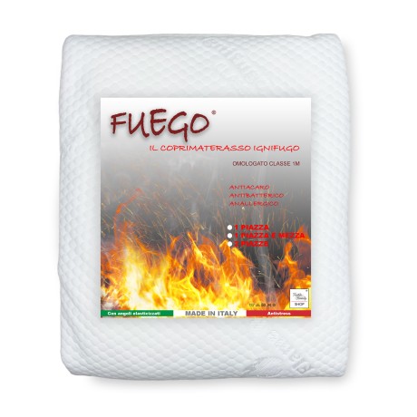 Protector de colchón ignífugo antiácaros Fuego Clase 1 Aprobado por la línea hotelera