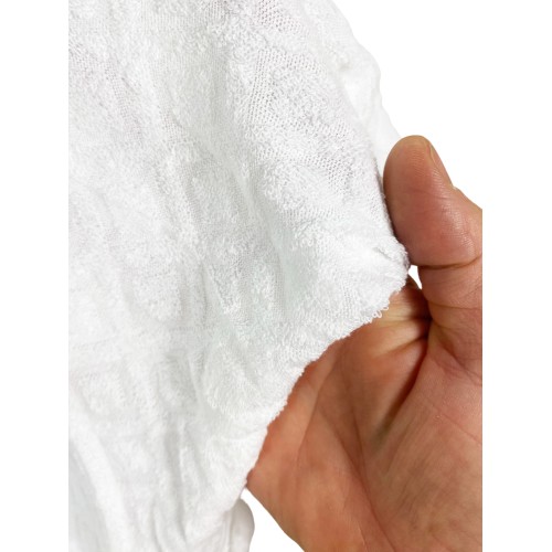 Funda de colchón con esquinas de rizo elástico con trabajo jacquard