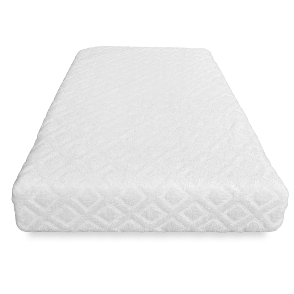 Funda de colchón con esquinas de rizo elástico con trabajo jacquard