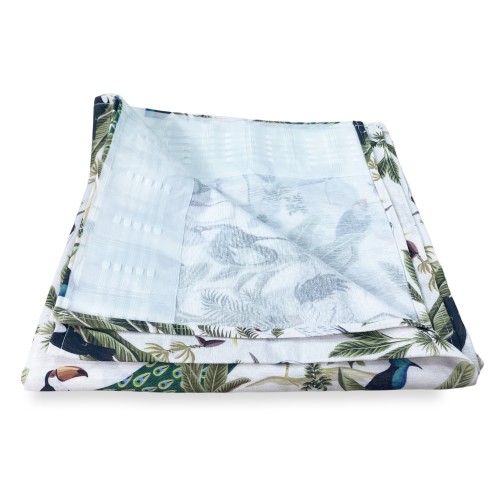 TENDA BIRDY Con Uccelli cm.150X280 confezionata MADE in ITALY