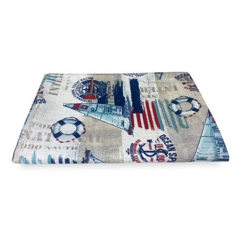 MANTEL ANTIMANCHAS TORINO RESINADO MARE VELA Azul