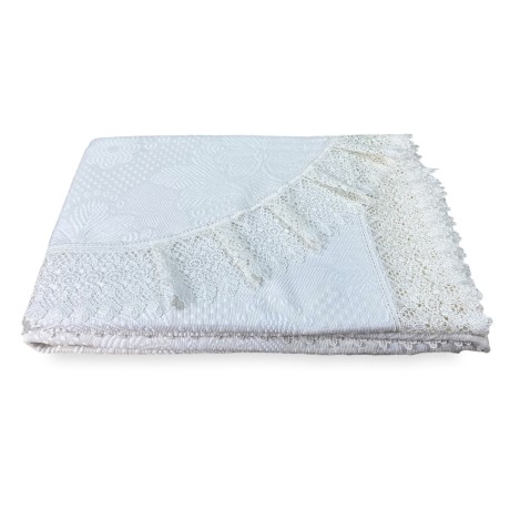 Macramé lace bedspread 2