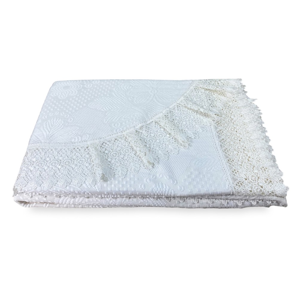 elegant macramé lace bedspread