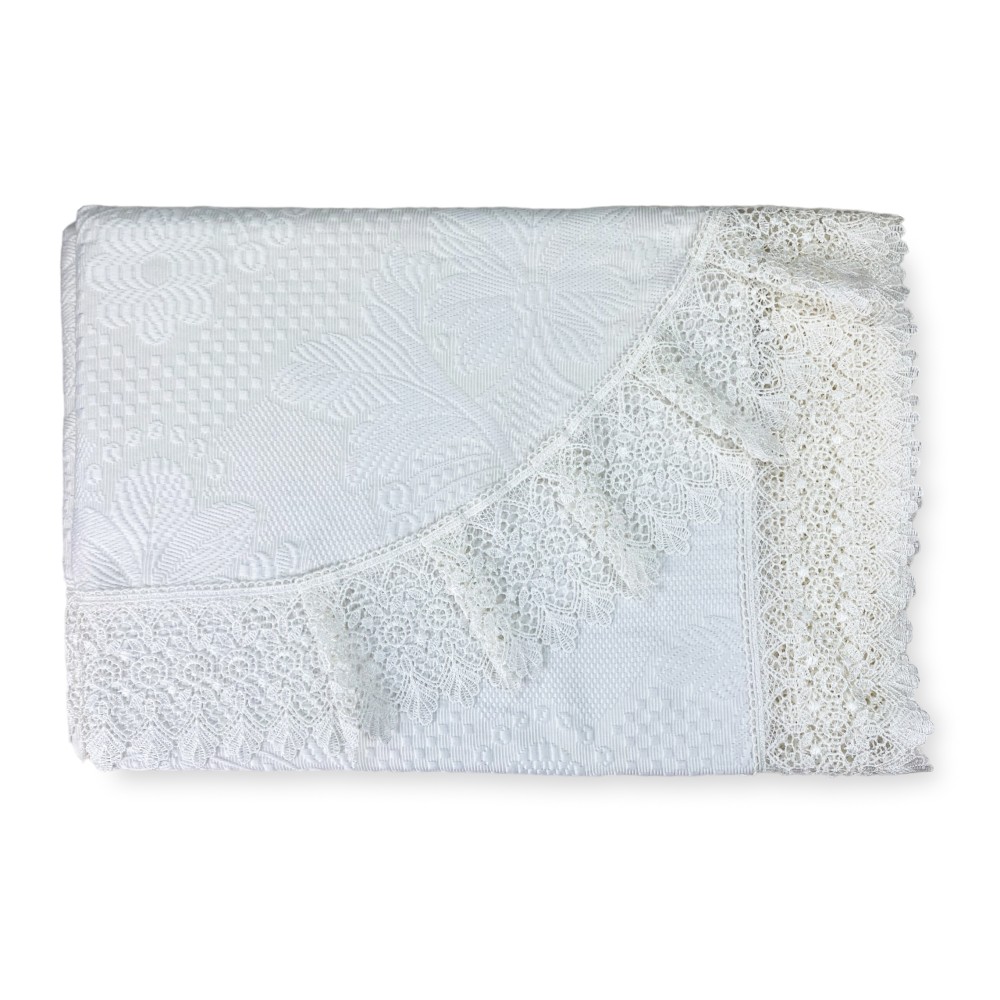 Tagesdecke aus Makramee-Spitze
