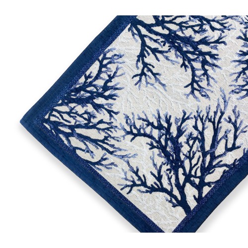 Rutschfest MAT Sea Sea Blue Corals Hergestellt in Italien