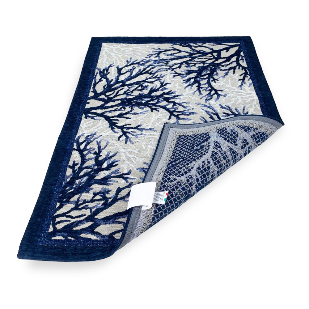 Non-slip MAT Sea SEA Blue Corals Made in Italy