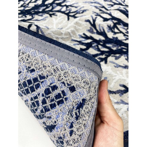 TAPIS antidérapant Mare MARINO Coralli Blu Made in Italy
