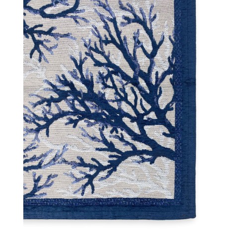 Rutschfest MAT Sea Sea Blue Corals Hergestellt in Italien