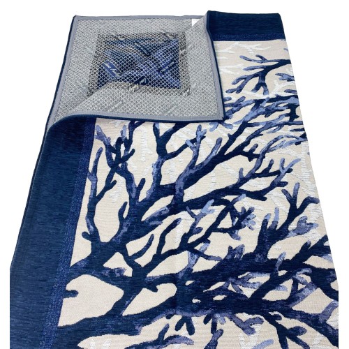 Rutschfest MAT Sea Sea Blue Corals Hergestellt in Italien