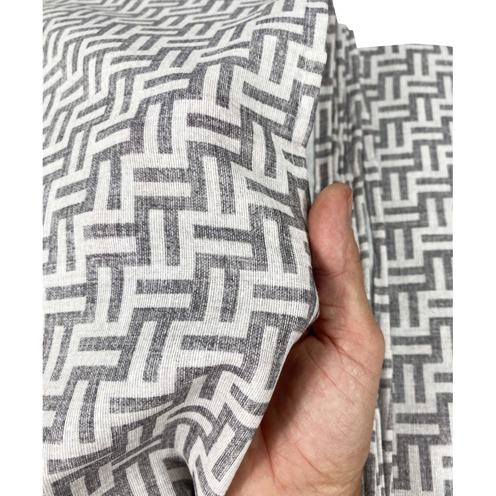 SERVIETTE D’AMEUBLEMENT GRAND FOULARD COUVRE-LIT Housse de canapé FASHION FABRIC Gris