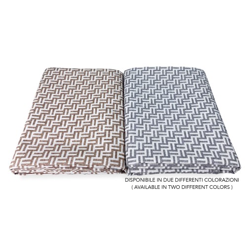 SERVIETTE D’AMEUBLEMENT GRAND FOULARD COUVRE-LIT Housse de canapé FASHION FABRIC Gris