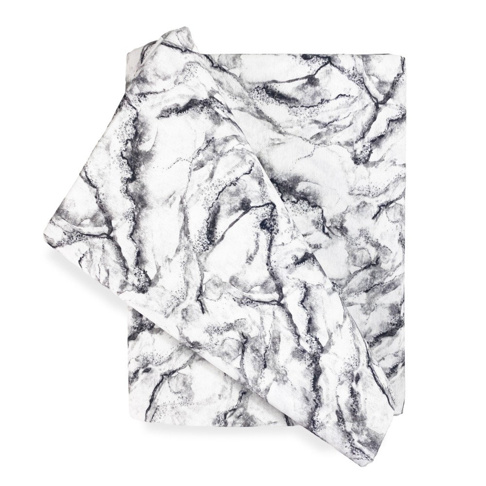 FUNDA DE DECORACIÓN funda GRAN SCARF COLCHA funda de sofá TELA DE MÁRMOL Blanco Jaspeado